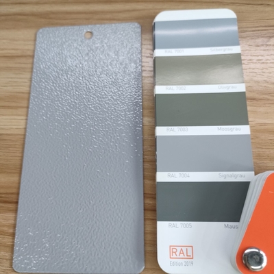 আবহাওয়া প্রতিরোধী RAL 7004 Grey Wrinkle Polyester Powder Coating Paint for Electrical cabinet